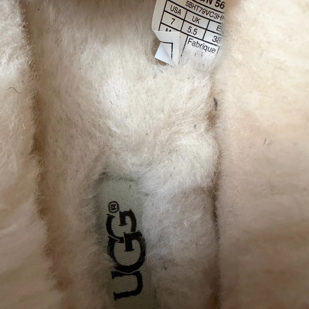 UGG Tan and Brown Slippers